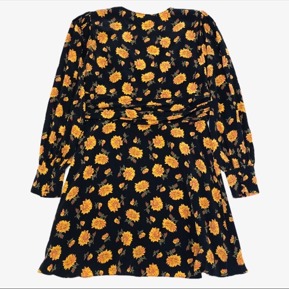 Veronica Beard Marion Blouson Silk Dress Sz L/10 - Picture 4 of 4